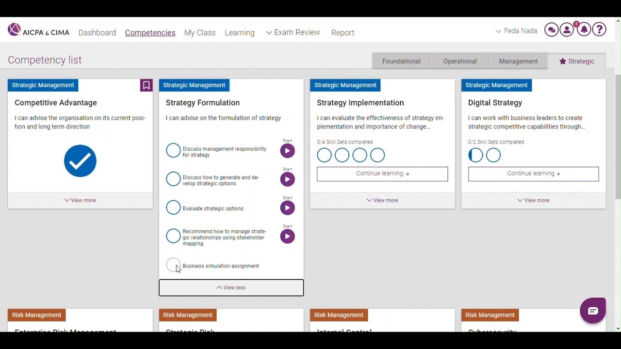 CGMA Finance Leadership Program (FLP) Walkthrough/Tutorial - CIMA