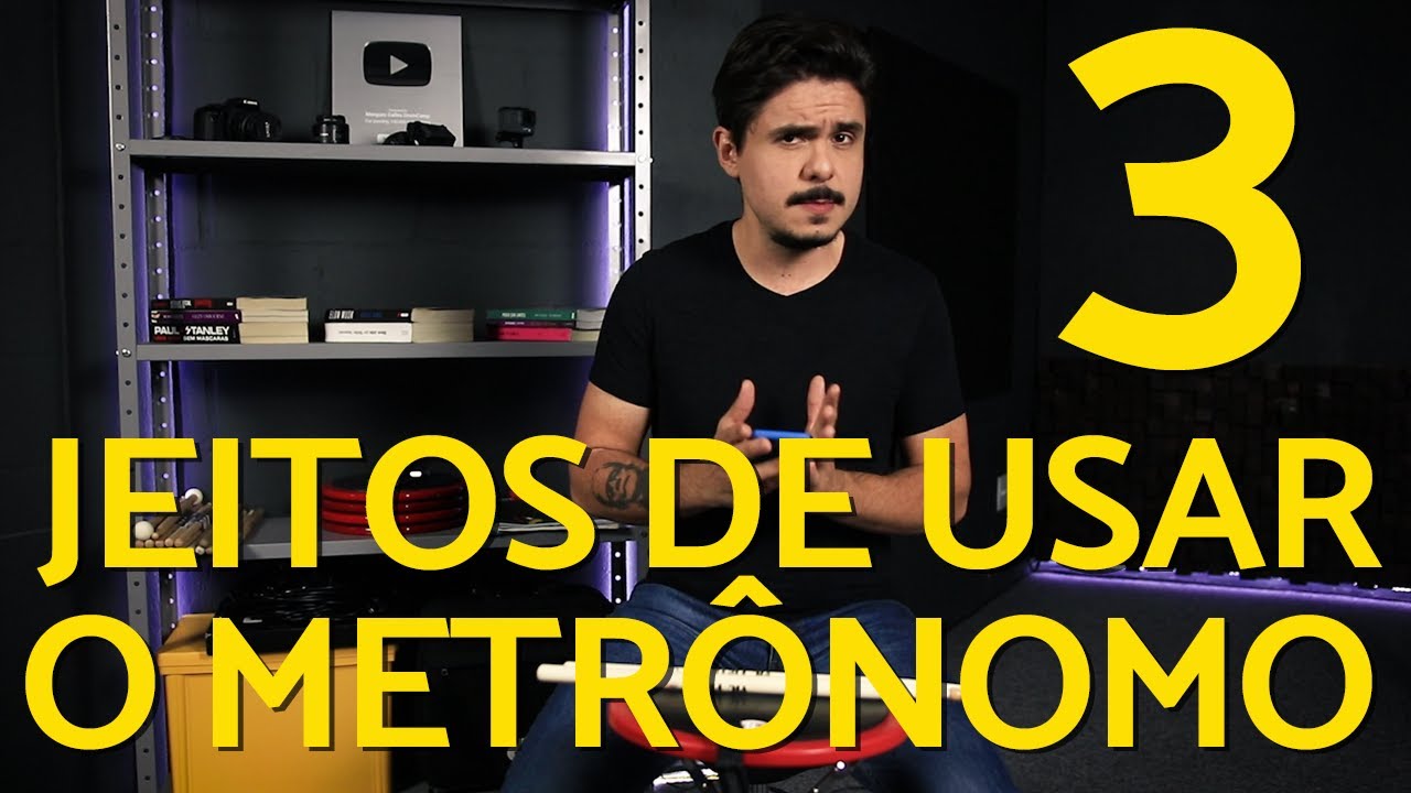 Aprenda Usar o Metrônomo de 3 Forma Práticas | Cap. 202