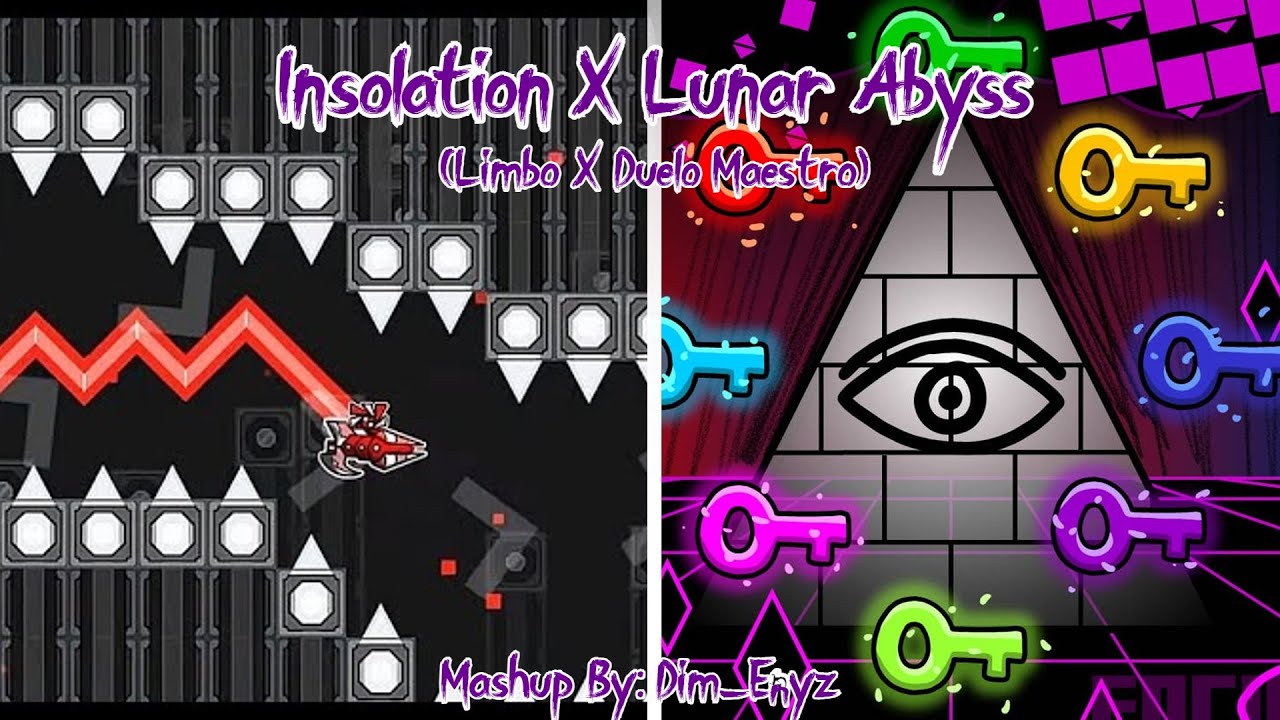 Geometry Dash Mashup - [insolation (Limbo) X Lunar Abyss (Duelo Maestro] Mashup By Dim_Enyz