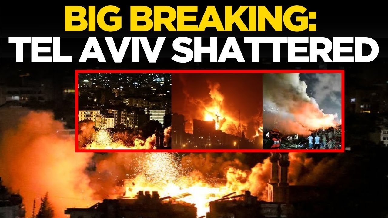 Iran Strikes Tel Aviv Live: Sirens Sound, Ballistic Missiles Fly Across Skies In Israel | Live News