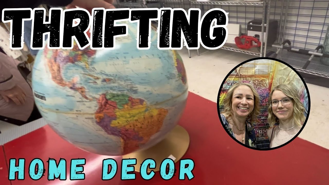 Huge Home Decor Haul! THRIFT WITH US 