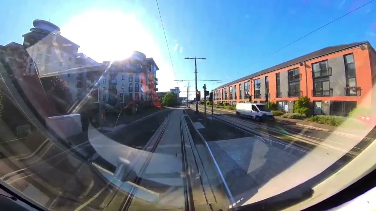 First look at the new Edinburgh Trams: Picardy Place To Newhaven, Drivers POV