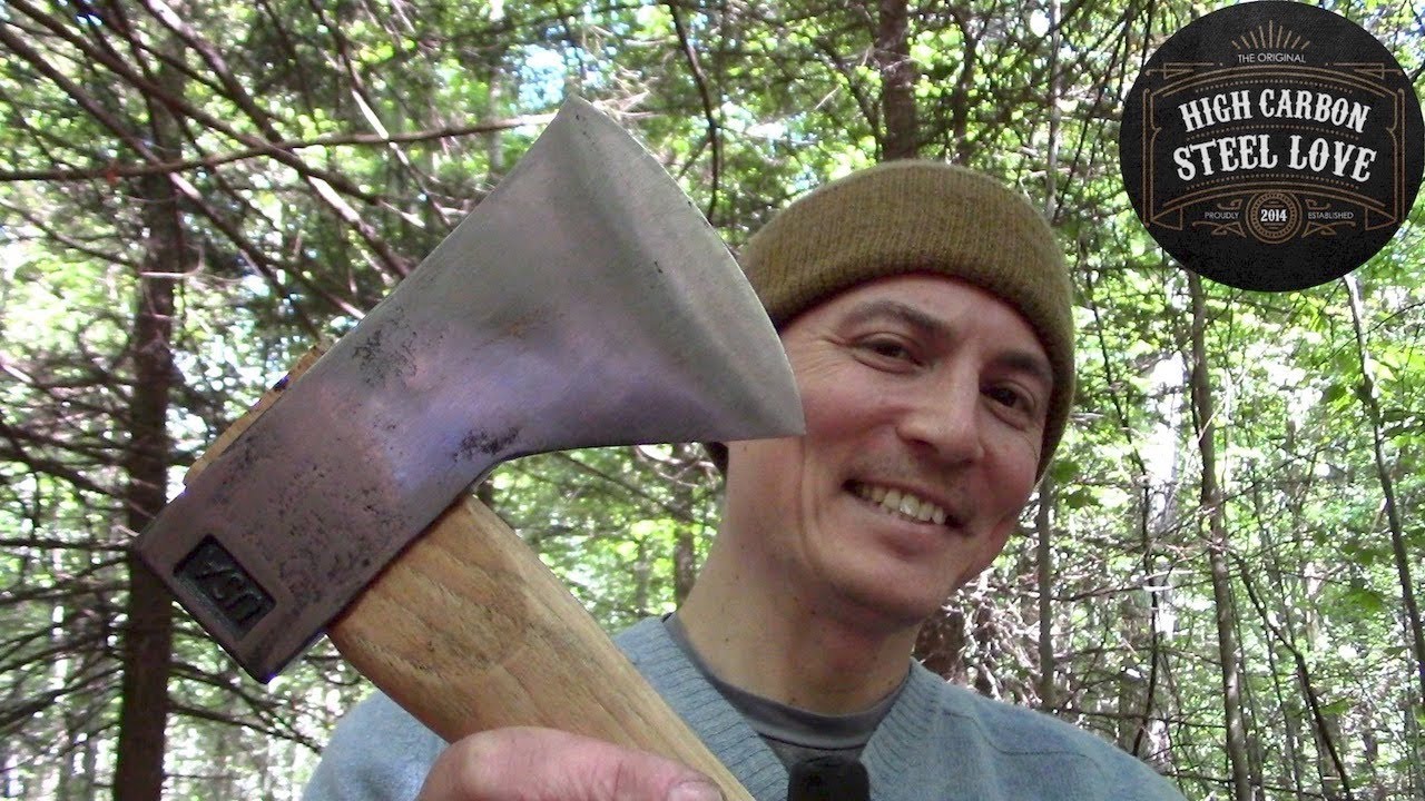Council Tool Velvicut HB Belt Hatchet, LTWK GNS Knife and a Splitwood Fire - HighCarbonSteel Love