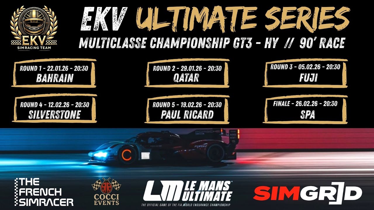 Championnat EKV Ultimate Series - Manche 2 : 1h30 du Qatar