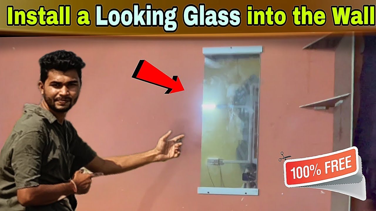 Wall Mirror Installation Made Easy! | DIY Home Upgrade - India's Halfengineer 