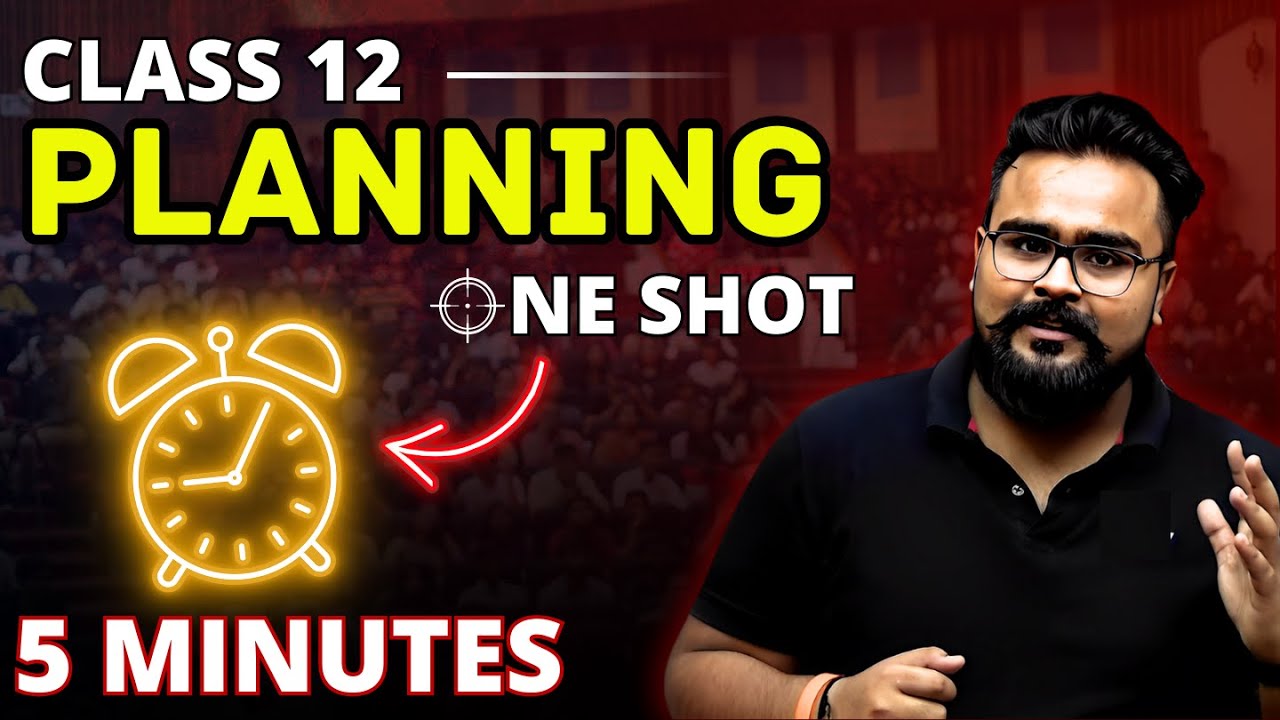 Planning class 12 Business studies ONE SHOT chapter 4 | GAURAV JAIN