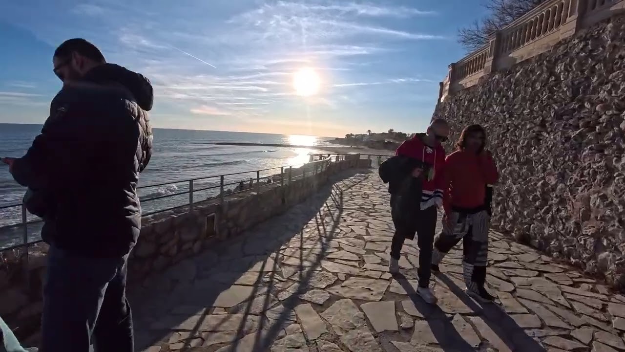 Paseo Marítimo Vilanova i La Geltrú - Playa de Sant Gervasi - Garraf - Barcelona - Enero 2026