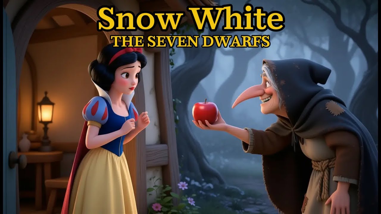 Snow White The Seven Dwarfs Re-Told  | Magic Fairy Tale Animation | Bedtime Stories in English