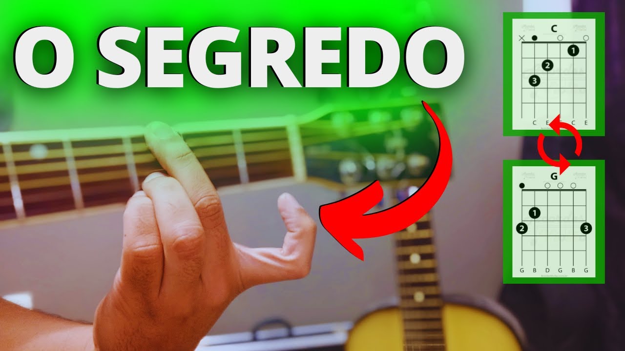 2 Passos Simples Para Mudar de Acorde Rápido no Violão (Inclusive Com Pestana)