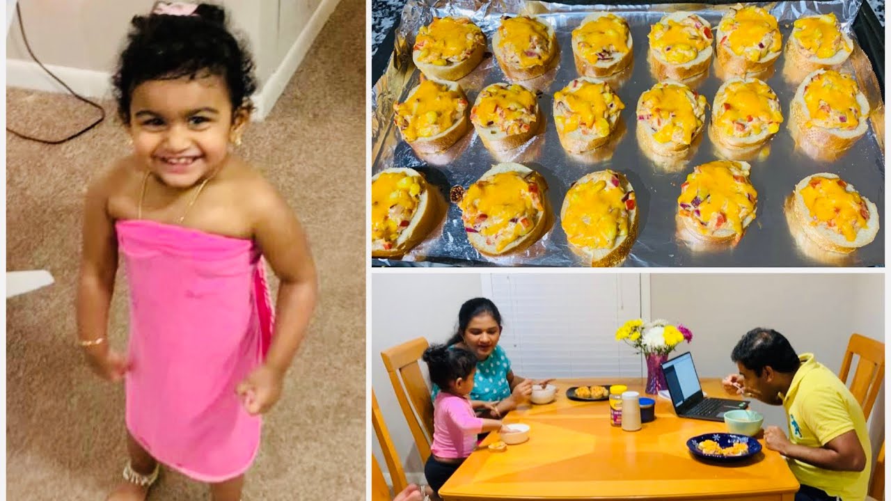 USA Tamil vlog | Our night time weekday routine | 10 min easy dinner recipe | lia playing