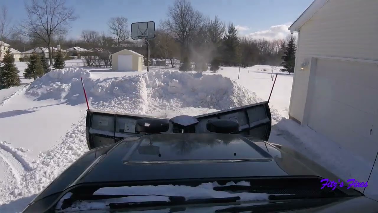 SnowEx plowing snow