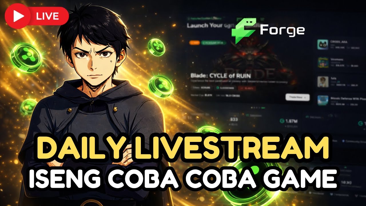 [🔴LIVE] BENTARAN AJA COBAIN PLATFORM FORGE MARKET BARU DARI CROSS!!