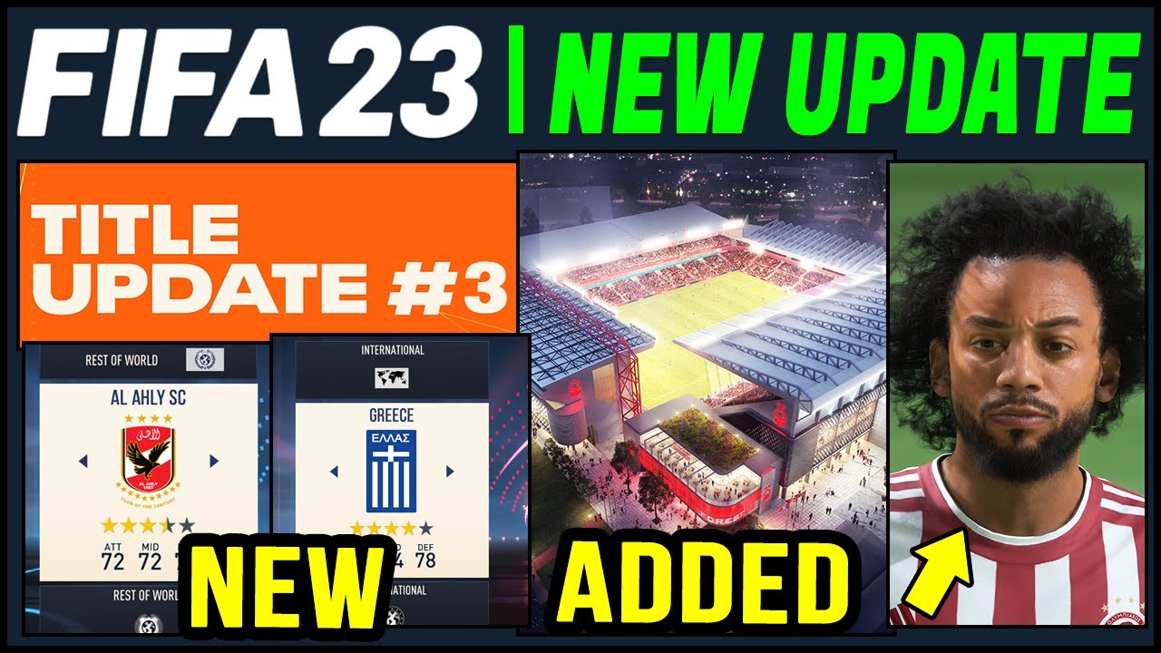FIFA 23 NEWS | NEW Title Update #3, Stadiums, Licenses, Faces & Gameplay