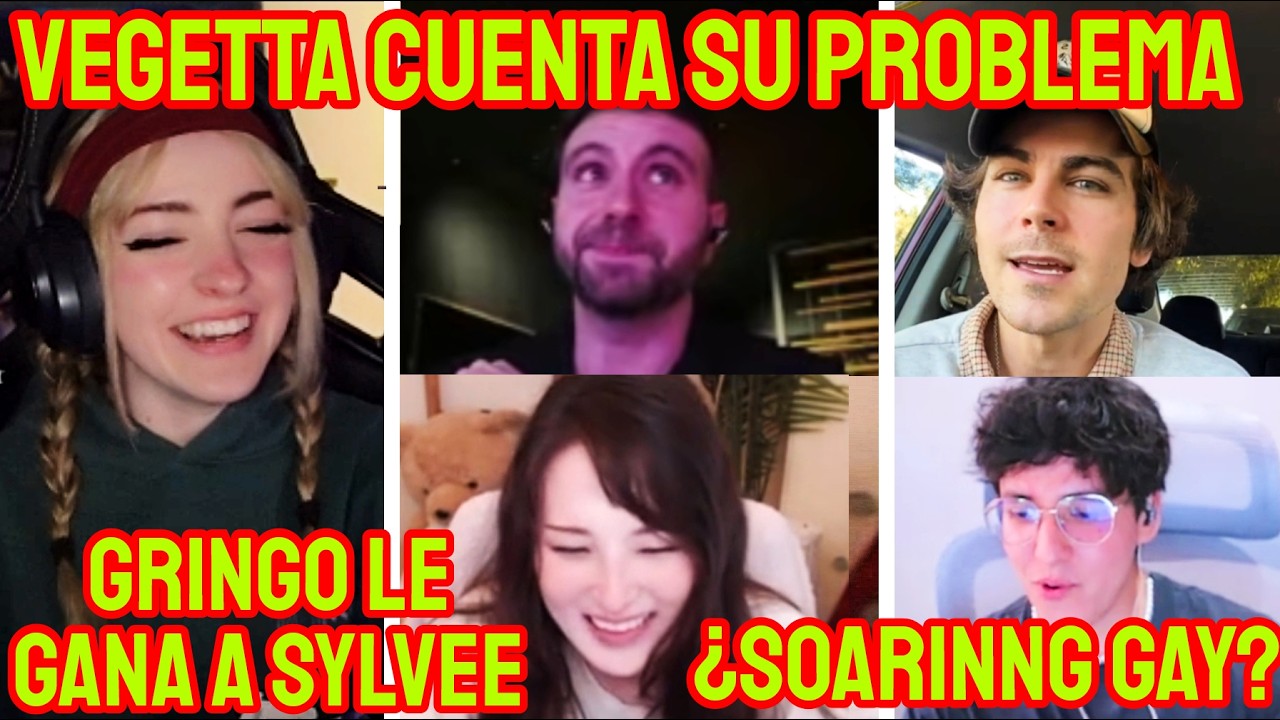 SYLVEE reacciona a VEGETTA y su PROBLEMA + AQUINO llama GAY a SOARINNG XD (VIDEOS DISCORD)