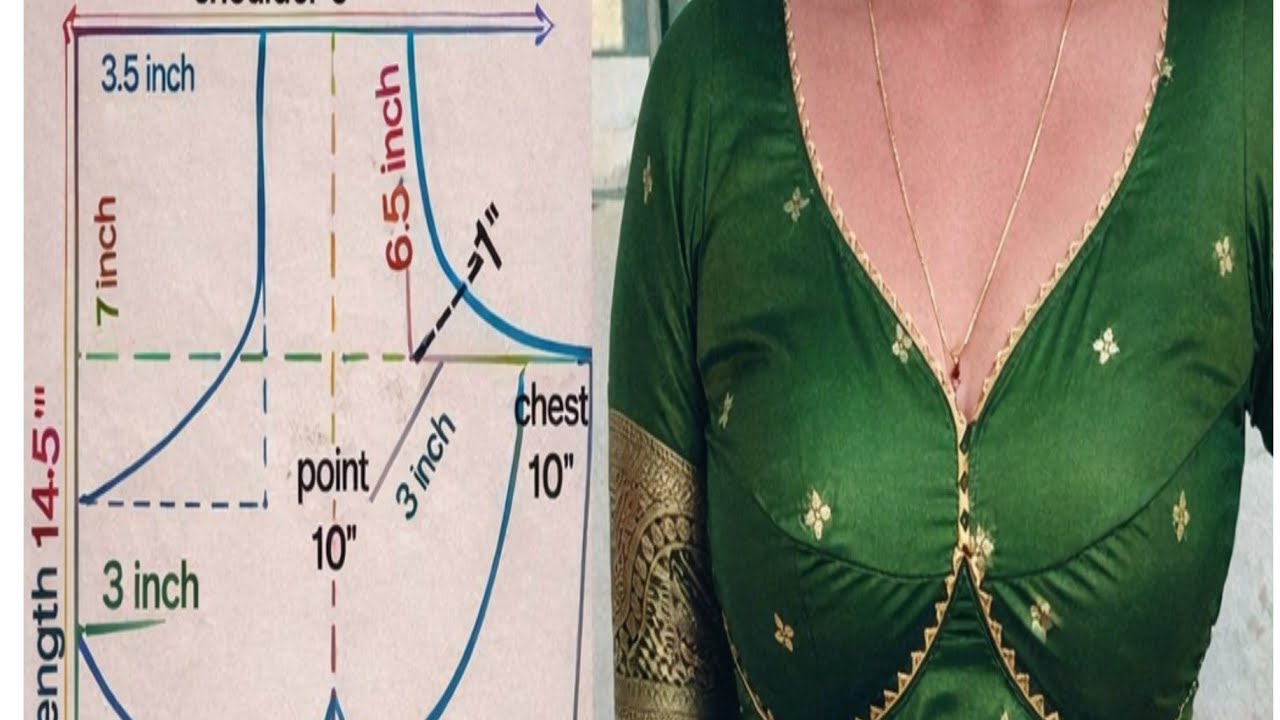 sabyasachi blouse ki drafting 👚🧵✂️🪡🥻Jigyasa Bharti | Silai, Stitching & Vlog