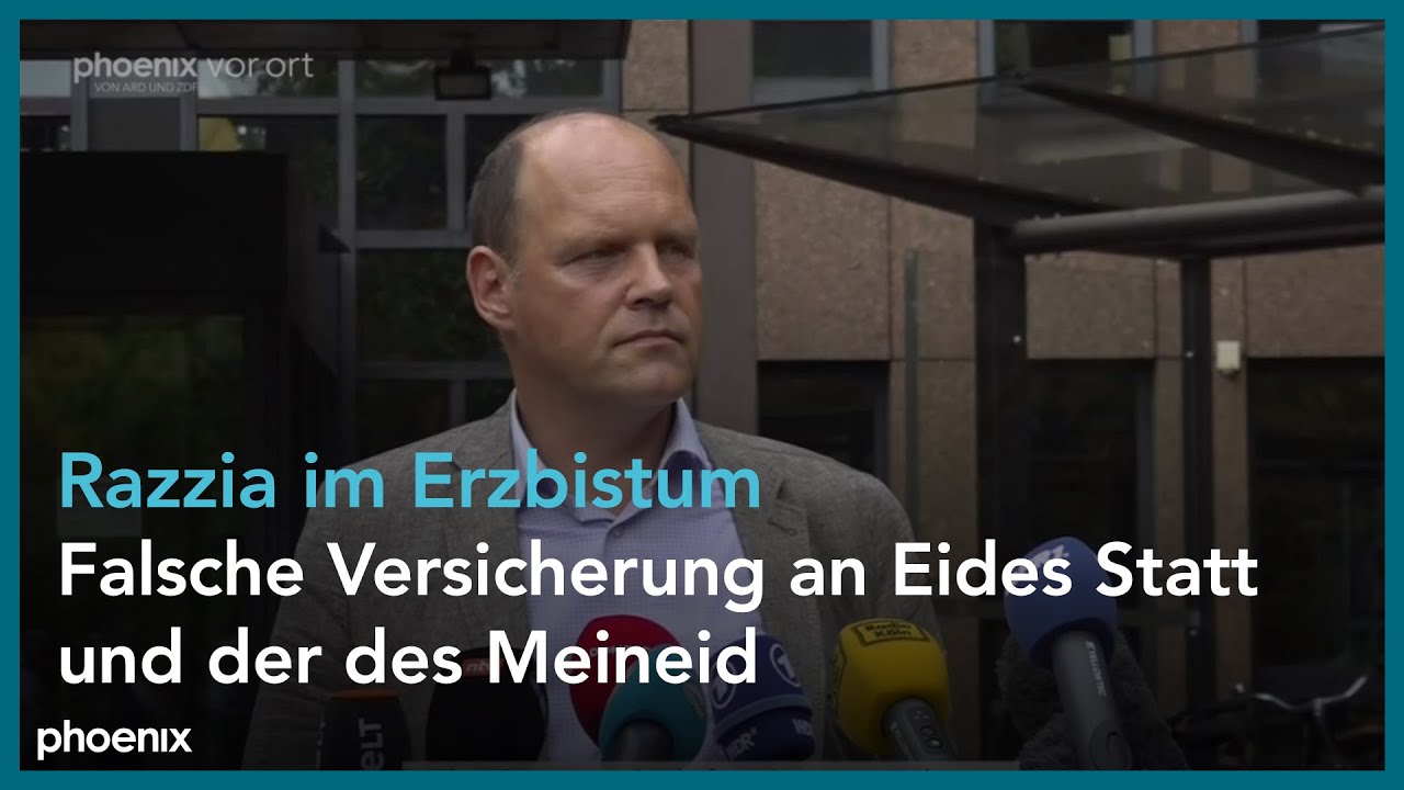 Staatsanwaltschaft zu Razzia im Erzbistum Köln