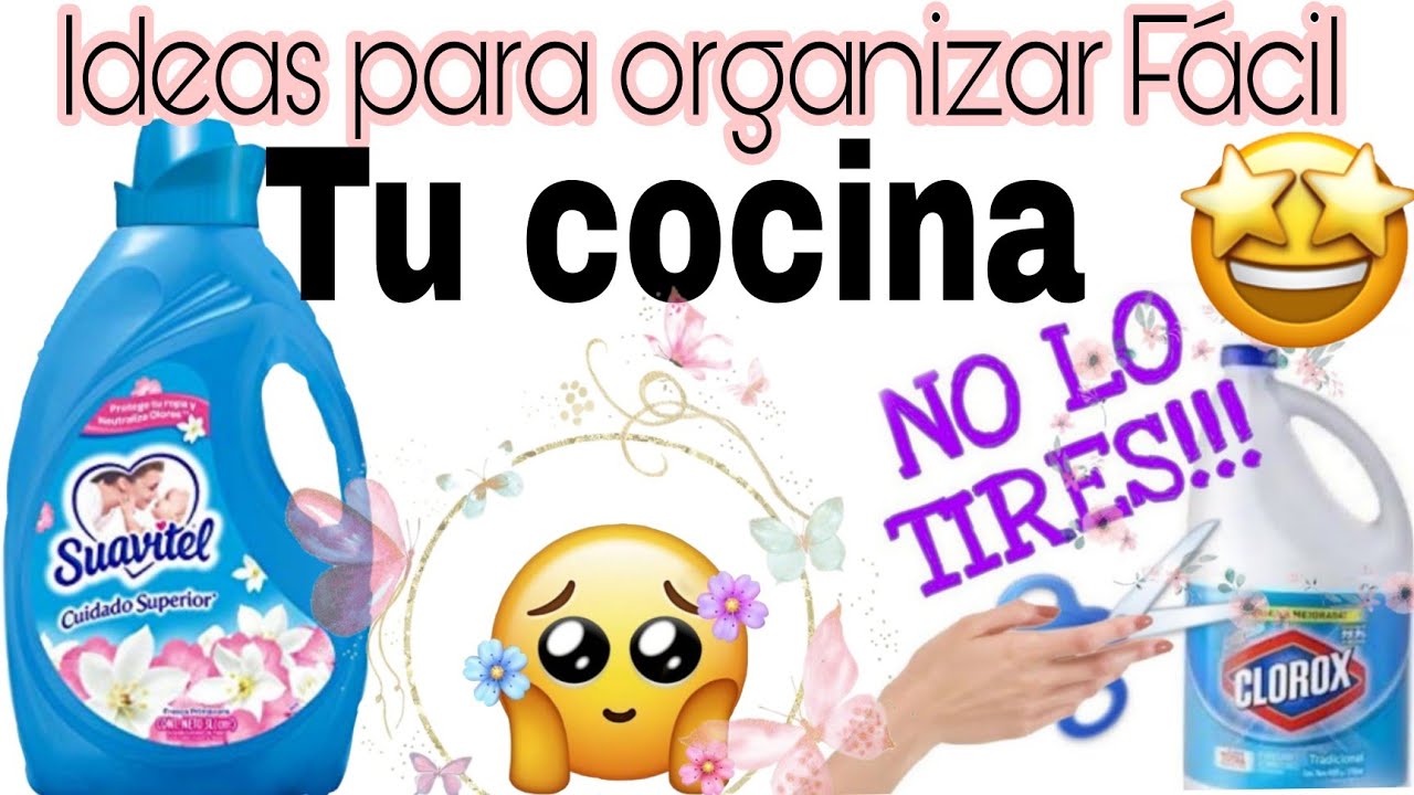 Diy 😲 IDEAS para organizar tu COCINA con BOTELLAS de PLÁSTICO facil 🌺 Susy Reciclaje Creativo