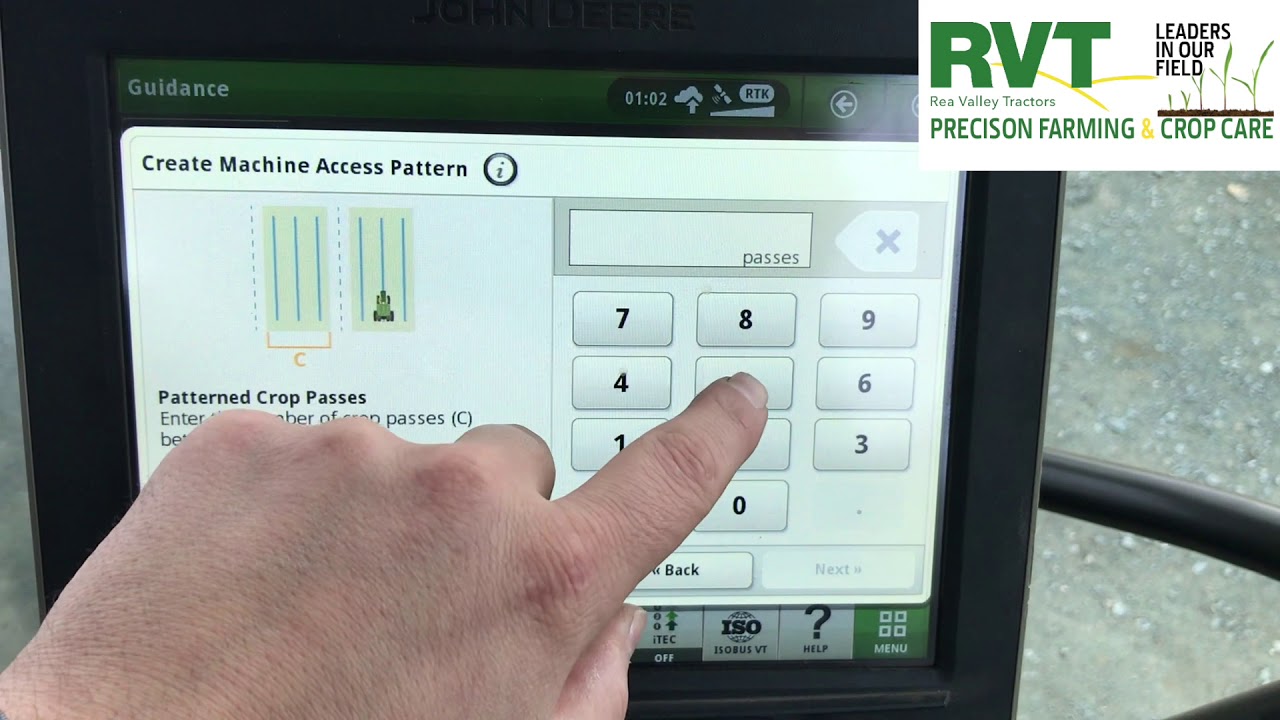 #HowTo set up Machine Access Patterns on Gen 4 John Deere display