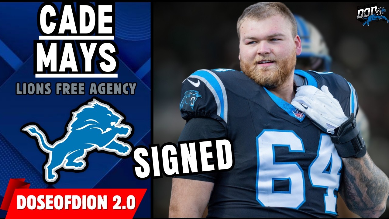 Lions SIGN Cade Mays - Anzalone & Robertson LEAVE