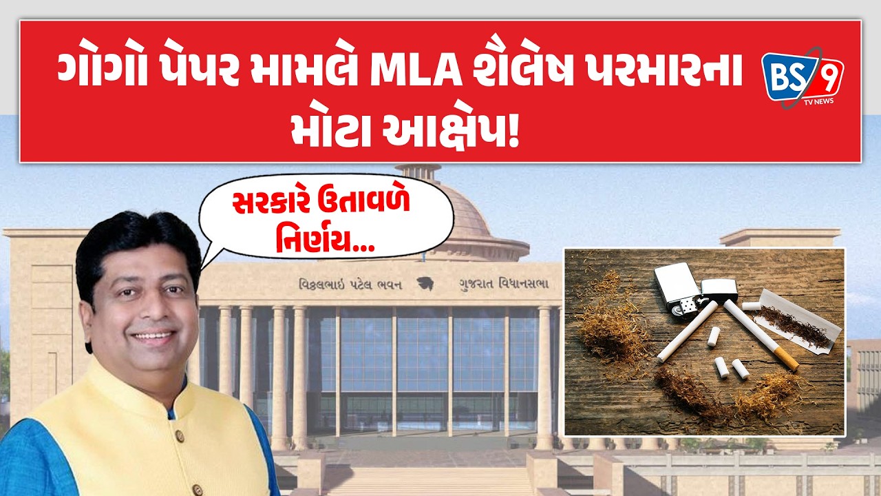 ગોગો પેપર મામલે  કોર્ટે સ્ટે મુક્યા બાદ MLA શૈલેષ પરમાર શું બોલ્યા? | BS9 TV NEWS