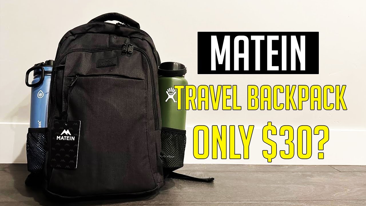 Best Budget Backpack For $30! What Fits Inside a Matein 15.6