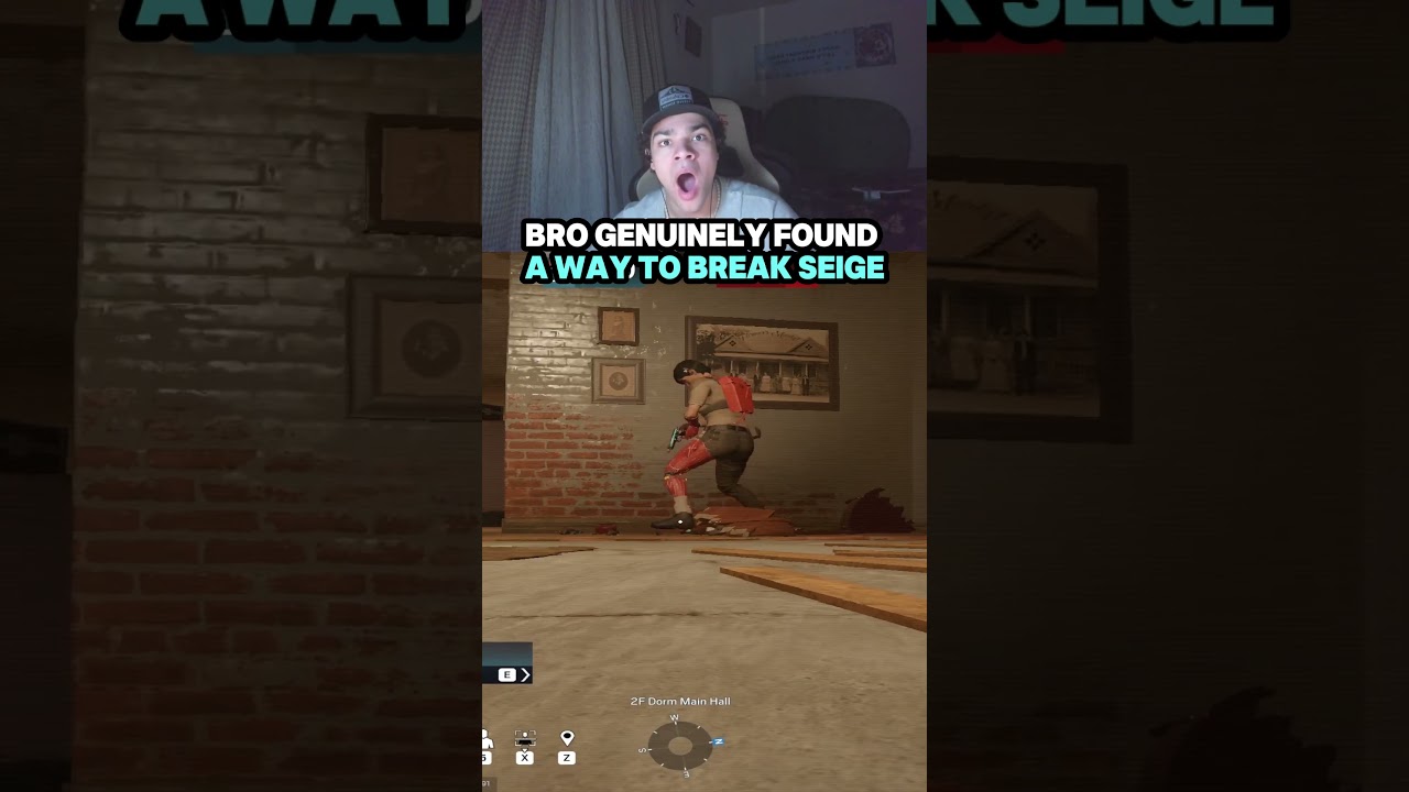 Брат действительно нашел способ прорвать осаду #r6 #r6siege #r6clips #rainbow6siege