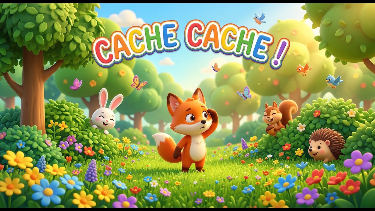 Jouons à cache-cache ! #dessinanimécalme