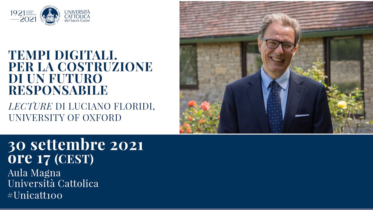 🔴 LIVE! Tempi digitali. Per la costruzione di un futuro responsabile.