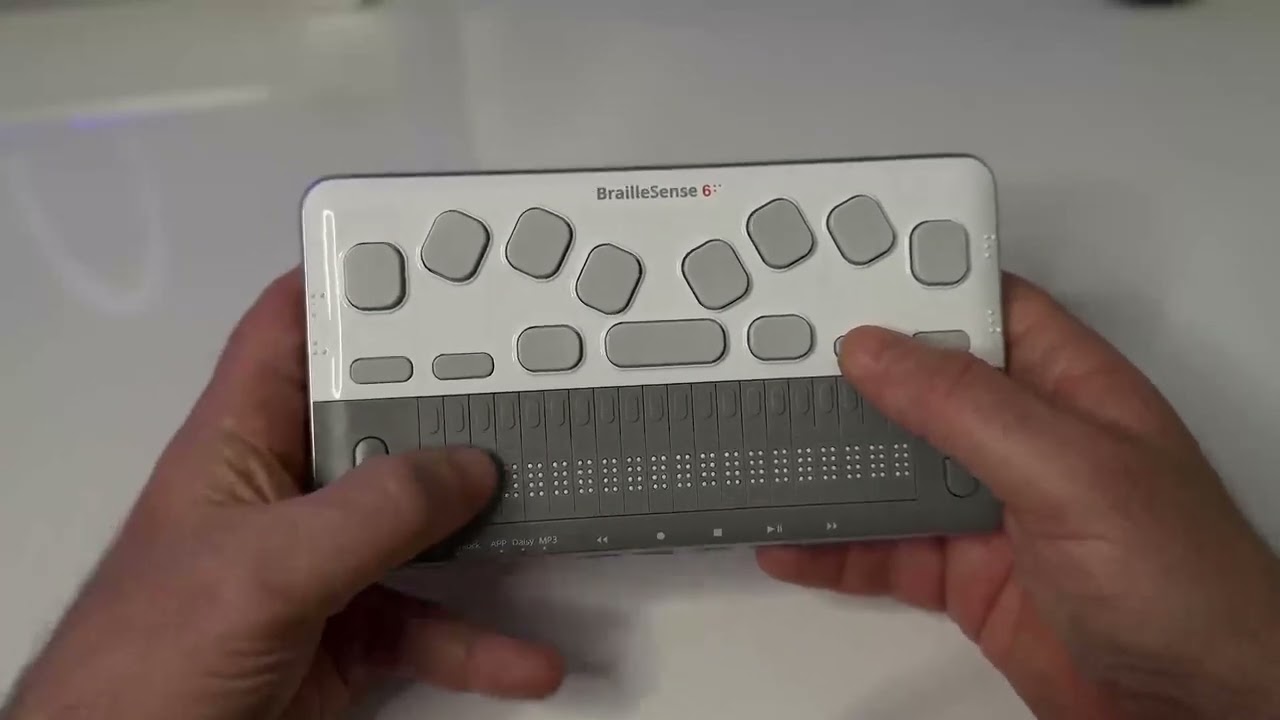 BrailleSense 6 Mini: Nouveautés Dictée Vocale Et ChatGPT Un Bloc Notes Braille intelligent avec IA