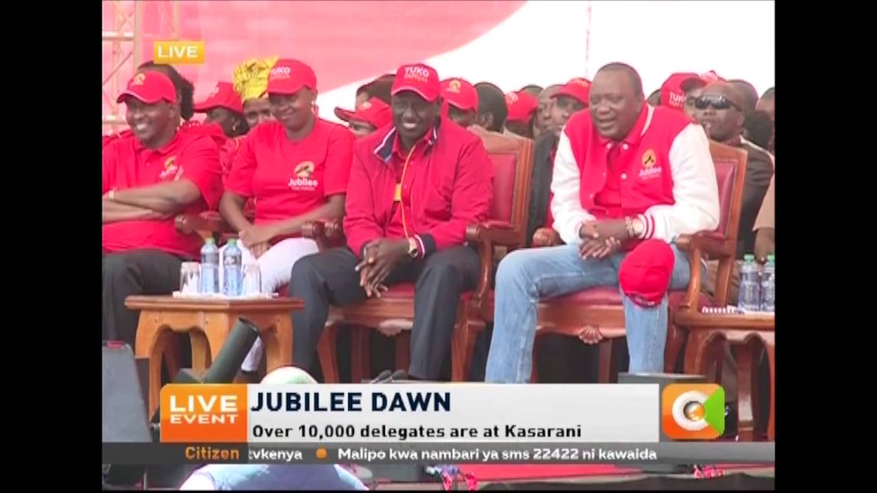 Young Ryan moves crowd at Jubilee Party launch, Kasarani