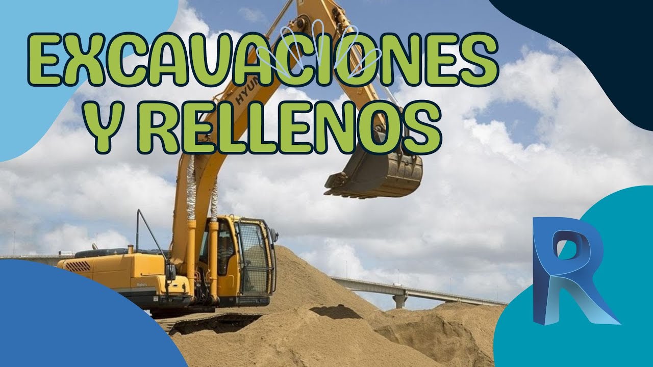 Excavaciones Y Rellenos de una vía, en REVIT