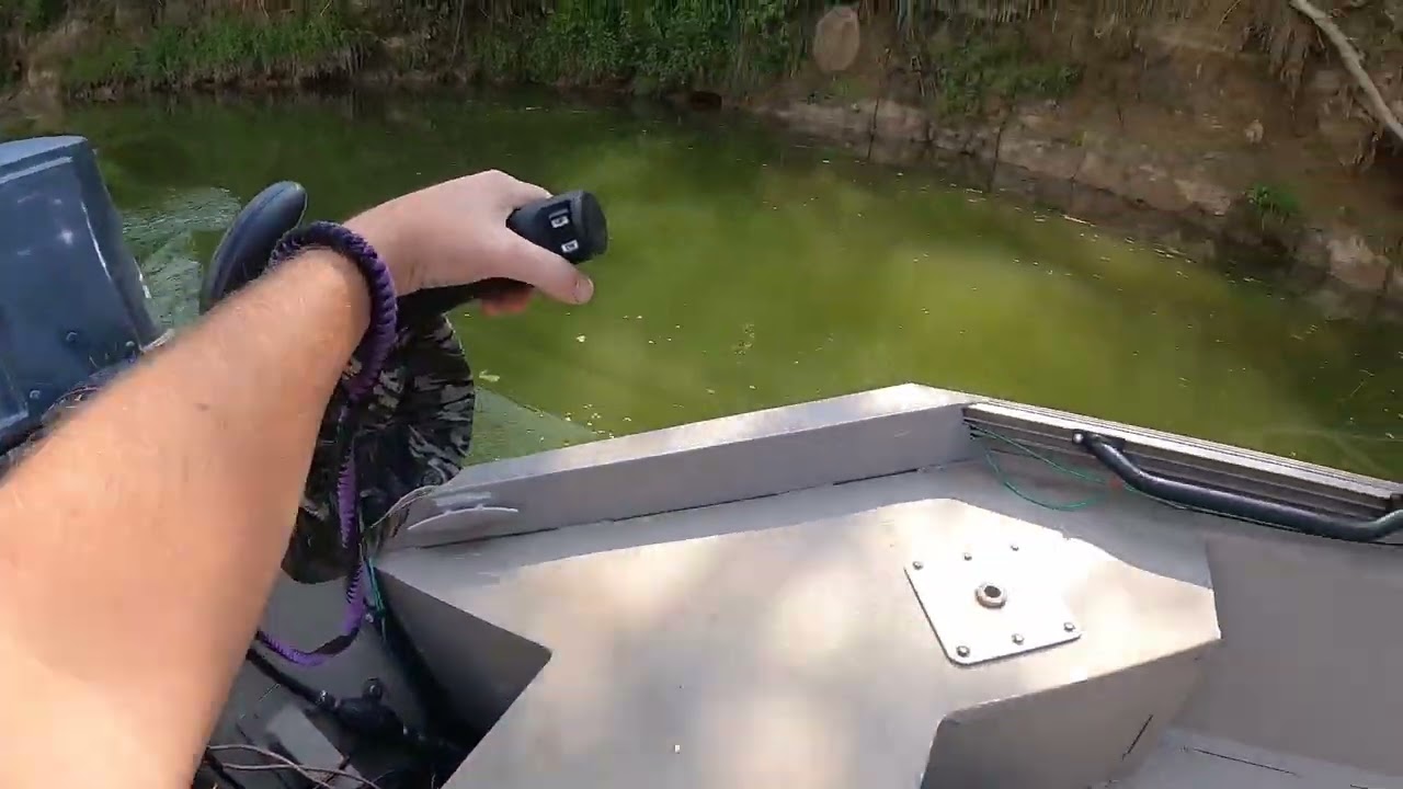 Yamaha 90HP On 15ft Duck Boat Creek Run