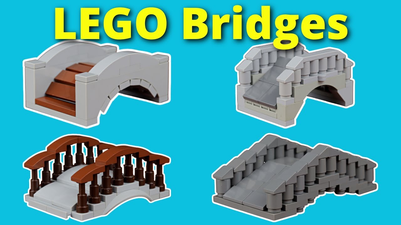 6 Easy Custom LEGO Bridge Designs (In 5 Minutes)