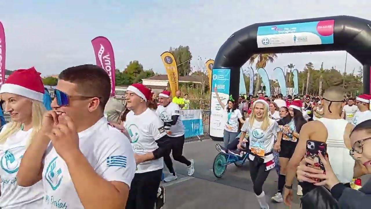 ΕΚΚΙΝΗΣΗ 5Κ ΑΠΟ ΤΟ RUN THE LAKE ΑΓΩΝΑΣ ΔΡΟΜΟΥ ΛΙΜΝΗ ΒΟΥΛΙΑΓΜΕΝΗΣ 21/12/2025