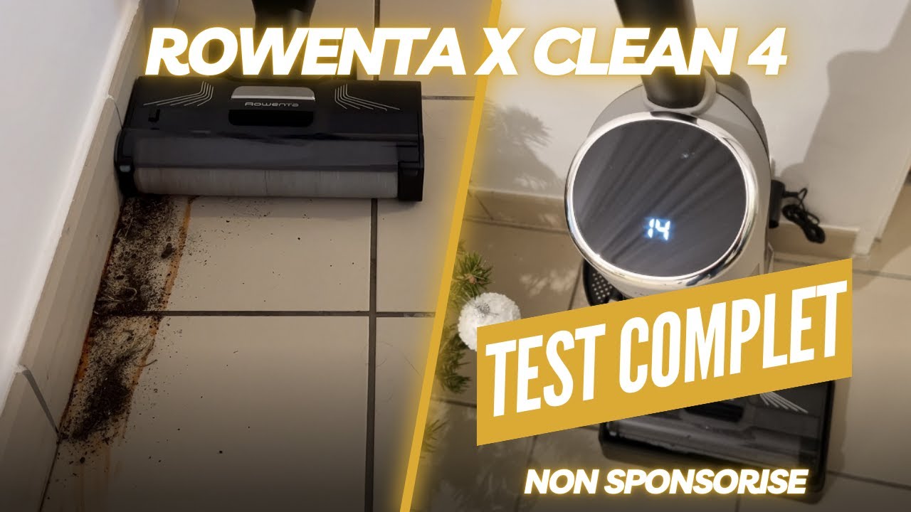 On a testé pour vous : Le Rowenta X Clean 4 !