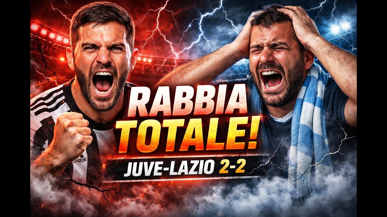 JUVENTUS-LAZIO 2-2: RABBIA TOTALE! TIFOSI CONTRO TUTTO E TUTTI NEL DOPO PARTITA!