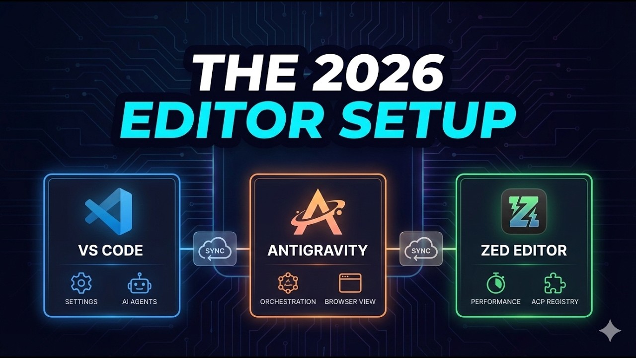 My 2026 Coding Workflow: Best Extensions & Settings for VS Code, Antigravity, and Zed