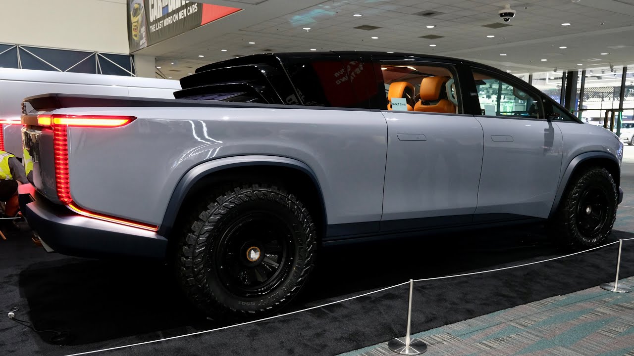 Электрический пикап EdisonFuture EF1-T на солнечных батареях 2023 года — новый убийца Tesla Cyber...