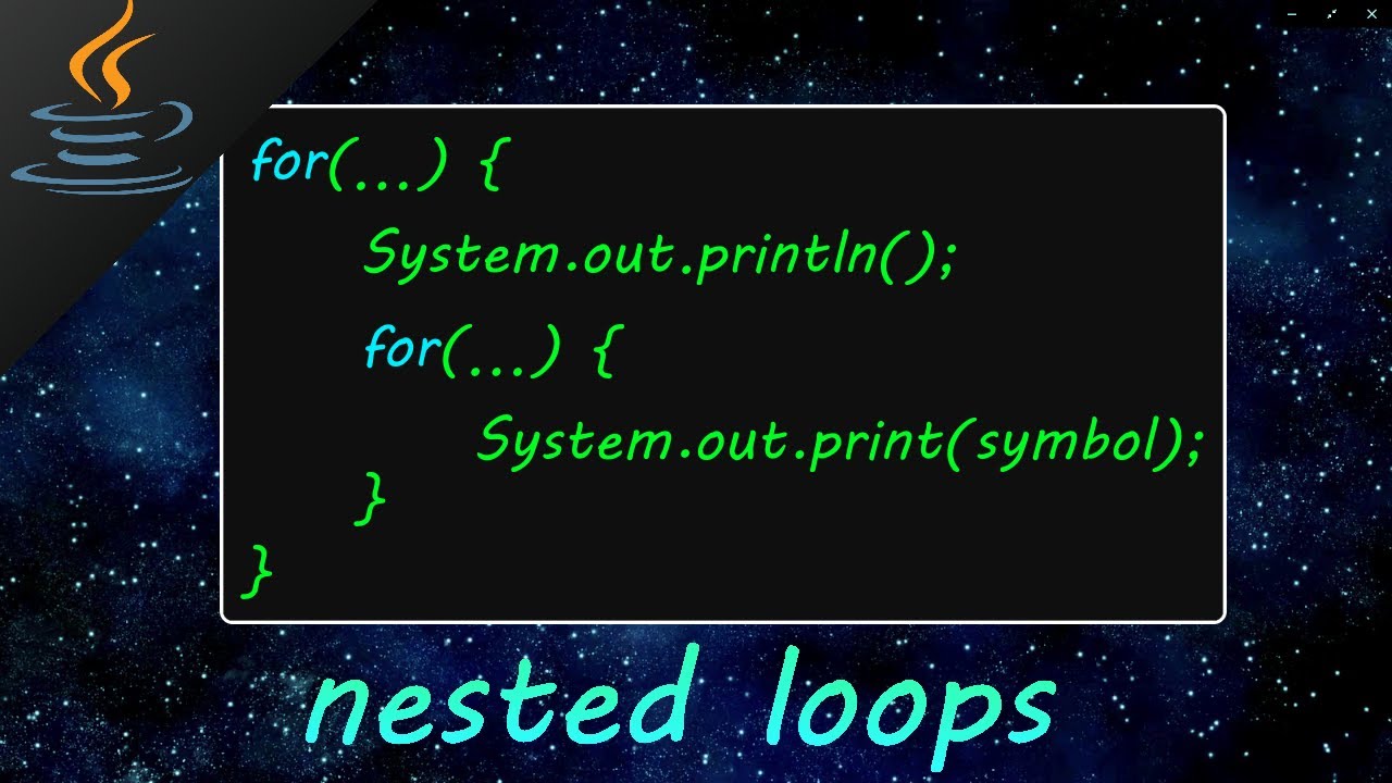 Java nested loops ➿