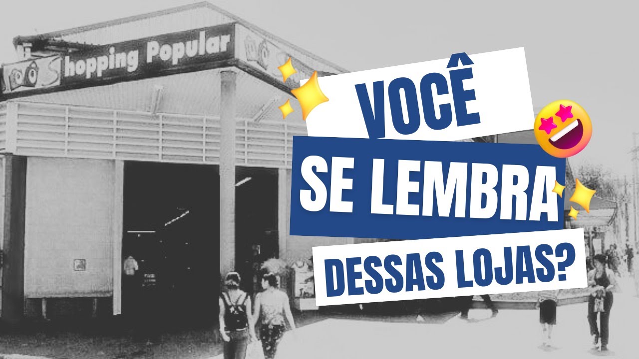 Você se lembra dessas lojas no Centro de Mauá?