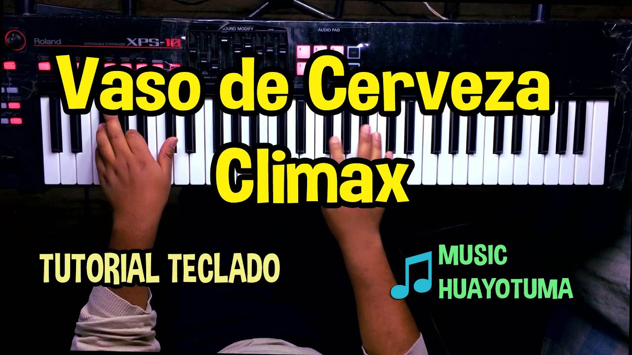 Vaso de Cerveza Climax TUTORIAL TECLADO