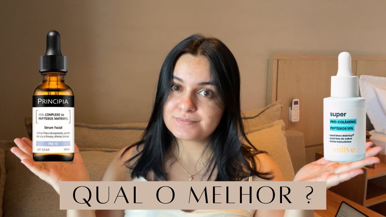Peptídeos Matrixyl Principia vs Super Pró-Colágeno Sallve