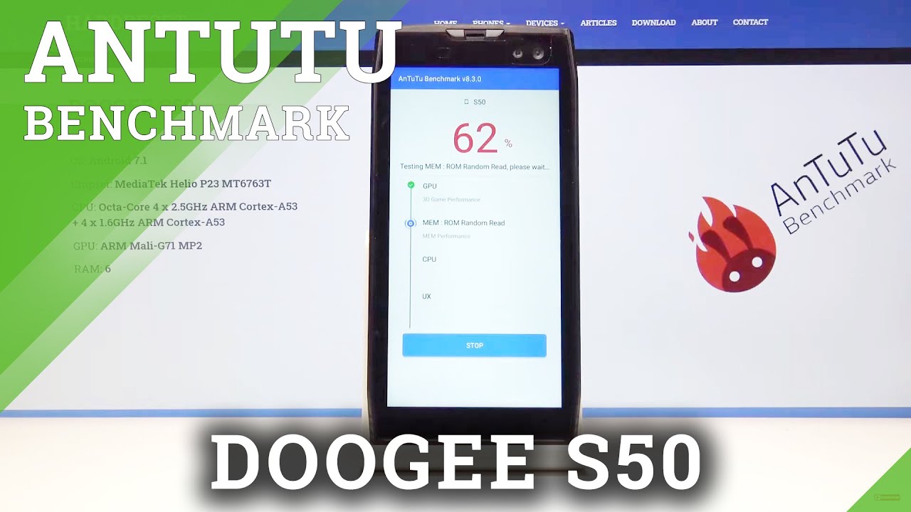 Antutu Benchmark on Doogee S50 - Performance & Quality Checkup