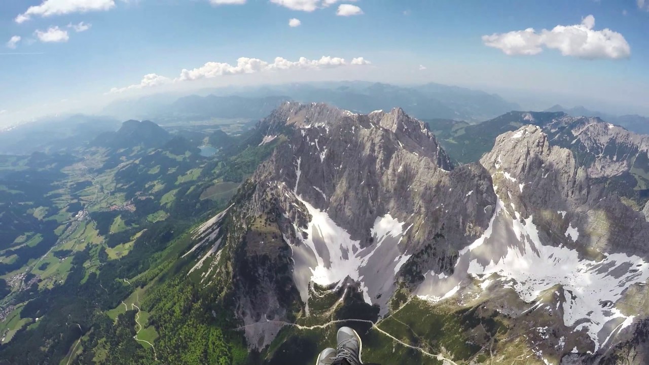 Kössen - Wilder Kaiser - Gleitschirm 28.05.2017
