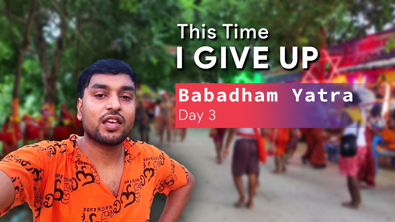 Mujhse Nhi hui Paidal Yatra ☹️ | Day 3 | @Mr_Heymm | #babadham #dailyvlog