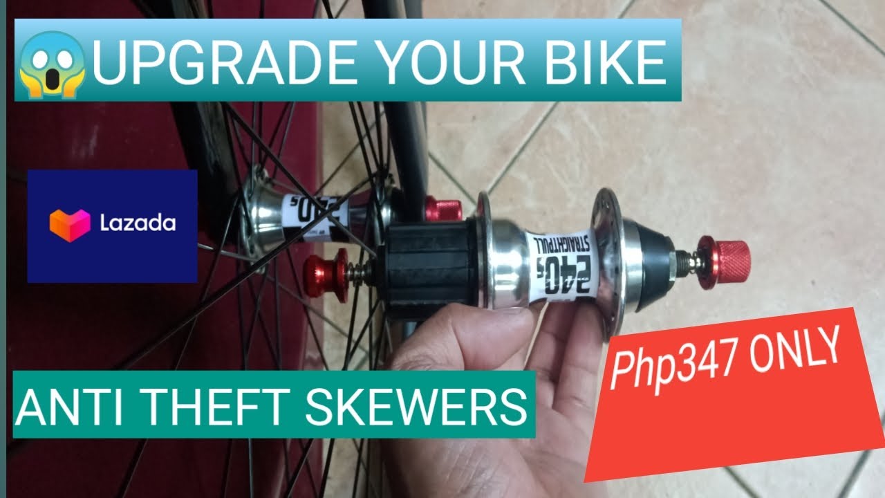 🤔ITO IKABIT MO🧐IWAS NAKAW TIPS UPGRADES FOR BIKES ANTI THEFT SKEWERS