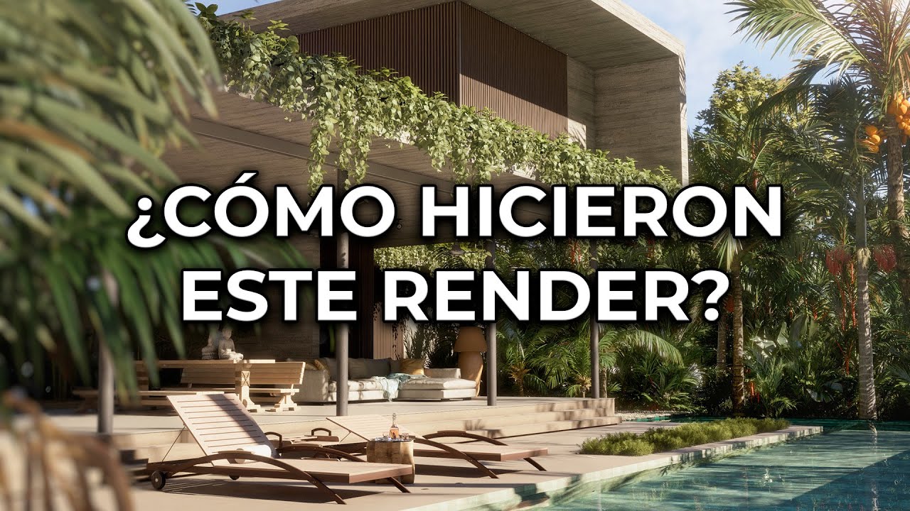 Analizamos render profesional / CP. 11 / Sketchup, Vray, Skatter, Laubwerk, DOF Pro, Photoshop.