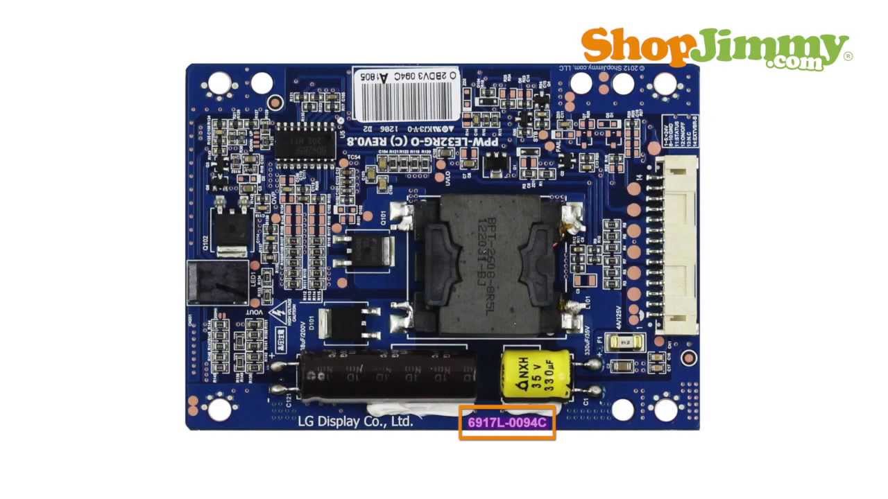 LED TVs 101: Part Identification Number Guide for LG & LG Philips LED Driver Boards