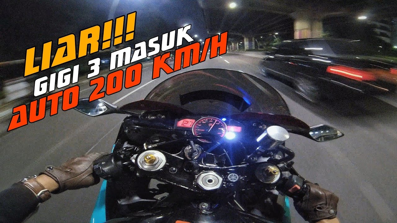 KEK DITARIK SETAN! LARI 200+ PAKE R6, GUE : ZIKIR LAILAHAILLALLAH SUMPAH KENCENG BANGET PAK!