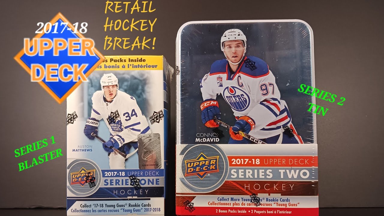 ✨️ MAGICAL BOX! 2017-18 UPPER DECK HOCKEY RETAIL RIP! SERIES ONE BLASTER & SERIES TWO TIN #upperdeck